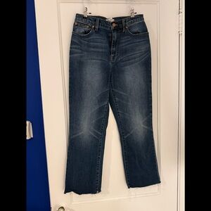 Madewell Dark Blue Flare Jeans